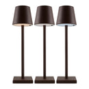 Contract furniture - Brown Iron Accent Table Lamp - www.oroatrade.com