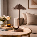 Contract furniture - Brown Umbrella-Inspired Table Lamp - www.oroatrade.com