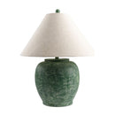 Modern European furniture - Painted Cement Linen Table Lamp - www.oroatrade.com