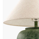 Modern European furniture - Painted Cement Linen Table Lamp - www.oroatrade.com