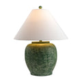 Modern European furniture - Painted Cement Linen Table Lamp - www.oroatrade.com