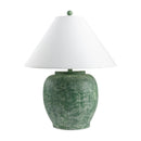 Modern European furniture - Painted Cement Linen Table Lamp - www.oroatrade.com