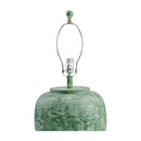 Painted Cement Linen Table Lamp | Kuda Home Forest