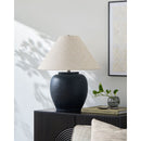 Modern European furniture - Painted Cement Linen Table Lamp - www.oroatrade.com