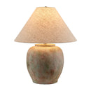 Modern European furniture - Painted Cement Linen Table Lamp - www.oroatrade.com