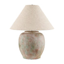 Modern European furniture - Painted Cement Linen Table Lamp - www.oroatrade.com