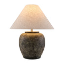 Modern European furniture - Painted Cement Linen Table Lamp - www.oroatrade.com