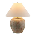 Modern European furniture - Painted Cement Linen Table Lamp - www.oroatrade.com