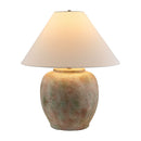 Modern European furniture - Painted Cement Linen Table Lamp - www.oroatrade.com
