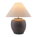 Modern European furniture - Painted Cement Linen Table Lamp - www.oroatrade.com