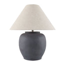 Modern European furniture - Painted Cement Linen Table Lamp - www.oroatrade.com