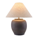 Modern European furniture - Painted Cement Linen Table Lamp - www.oroatrade.com