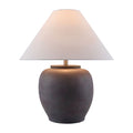 Modern European furniture - Painted Cement Linen Table Lamp - www.oroatrade.com