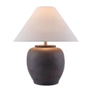 Modern European furniture - Painted Cement Linen Table Lamp - www.oroatrade.com