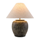 Modern European furniture - Painted Cement Linen Table Lamp - www.oroatrade.com