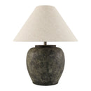 Modern European furniture - Painted Cement Linen Table Lamp - www.oroatrade.com