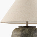 Modern European furniture - Painted Cement Linen Table Lamp - www.oroatrade.com