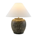 Modern European furniture - Painted Cement Linen Table Lamp - www.oroatrade.com