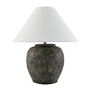 Modern European furniture - Painted Cement Linen Table Lamp - www.oroatrade.com