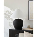 Modern European furniture - Painted Cement Linen Table Lamp - www.oroatrade.com