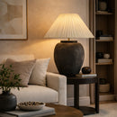 Hospitality furniture - Cement Base Accent Floor Lamp - www.oroatrade.com