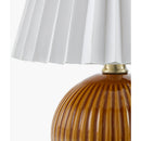 Modern European furniture - Pleated Linen Ceramic Table Lamp - www.oroatrade.com