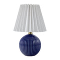 Modern European furniture - Pleated Linen Ceramic Table Lamp - www.oroatrade.com