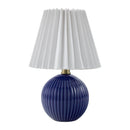 Modern European furniture - Pleated Linen Ceramic Table Lamp - www.oroatrade.com