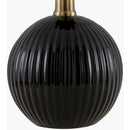 Modern European furniture - Pleated Linen Ceramic Table Lamp - www.oroatrade.com