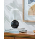 Modern European furniture - Pleated Linen Ceramic Table Lamp - www.oroatrade.com