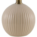 Modern European furniture - Pleated Linen Ceramic Table Lamp - www.oroatrade.com