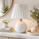 Modern European furniture - Ceramic Sphere Table Lamp - www.oroatrade.com