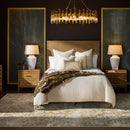 Contract furniture - 8-Light Gold Chandelier - www.oroatrade.com