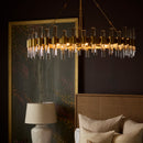 Contract furniture - 8-Light Gold Chandelier - www.oroatrade.com