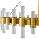 Contract furniture - 8-Light Gold Chandelier - www.oroatrade.com