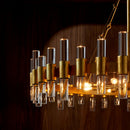 Contract furniture - 8-Light Gold Chandelier - www.oroatrade.com