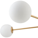 Contract furniture - White Glass Sputnik Chandelier - www.oroatrade.com