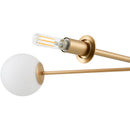 Contract furniture - White Glass Sputnik Chandelier - www.oroatrade.com