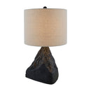 Contract furniture - Black Organic Textured Table Lamp - www.oroatrade.com