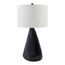 Hospitality furniture - Black Textured Accent Table Lamp - www.oroatrade.com