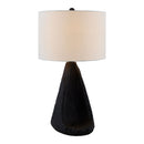 Hospitality furniture - Black Textured Accent Table Lamp - www.oroatrade.com