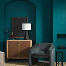 Hospitality furniture - Black Textured Accent Table Lamp - www.oroatrade.com