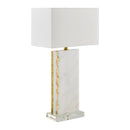 Contract furniture - Gold Leaf Marble Table Lamp - www.oroatrade.com