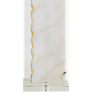 Contract furniture - Gold Leaf Marble Table Lamp - www.oroatrade.com