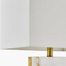 Contract furniture - Gold Leaf Marble Table Lamp - www.oroatrade.com