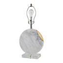 Contract furniture - Round White Marble Table Lamp - www.oroatrade.com
