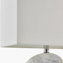 Contract furniture - Round White Marble Table Lamp - www.oroatrade.com