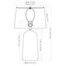 Contract furniture - Beige Linen Table Lamp - www.oroatrade.com