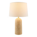 Hospitality furniture - Drum Shade Travertine Table Lamp - www.oroatrade.com