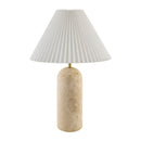 Hospitality furniture - Empire Shade Travertine Table Lamp - www.oroatrade.com